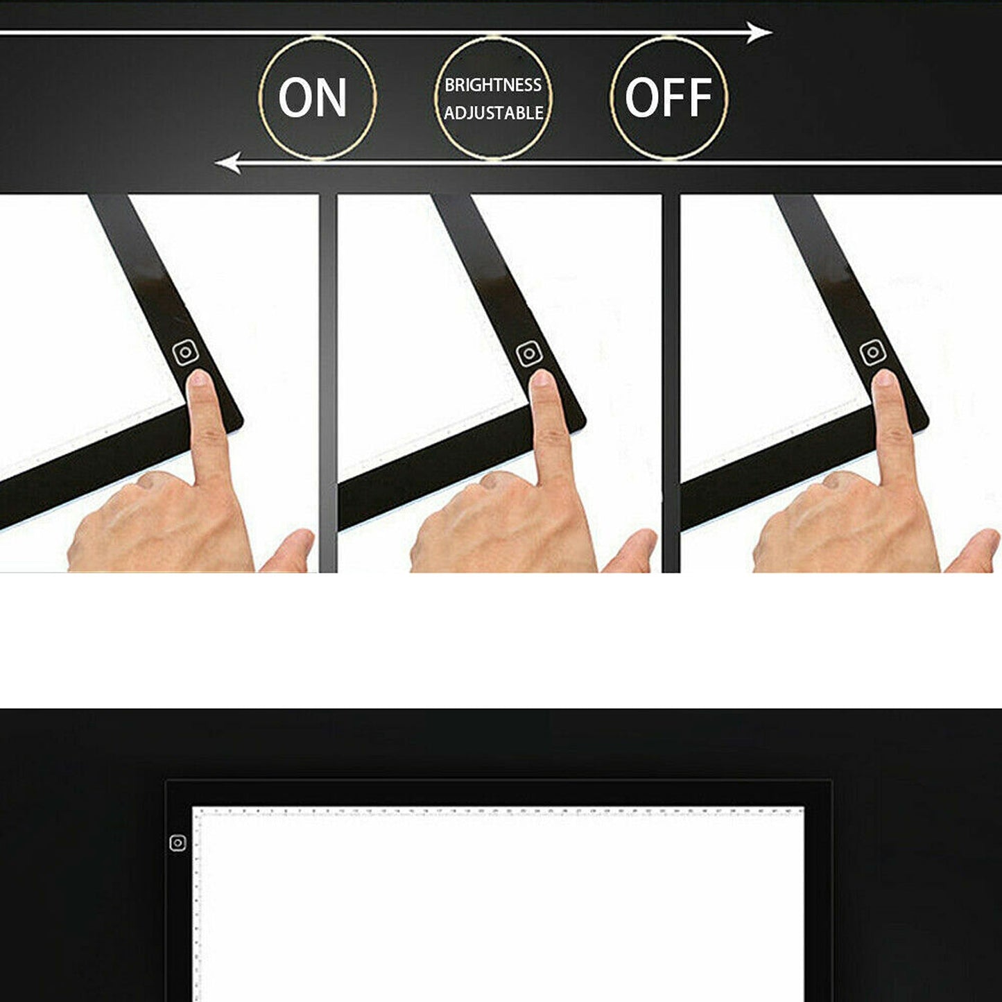 USB Day And Light A3 LED Tracing Art Design Drawing Board Lightbox