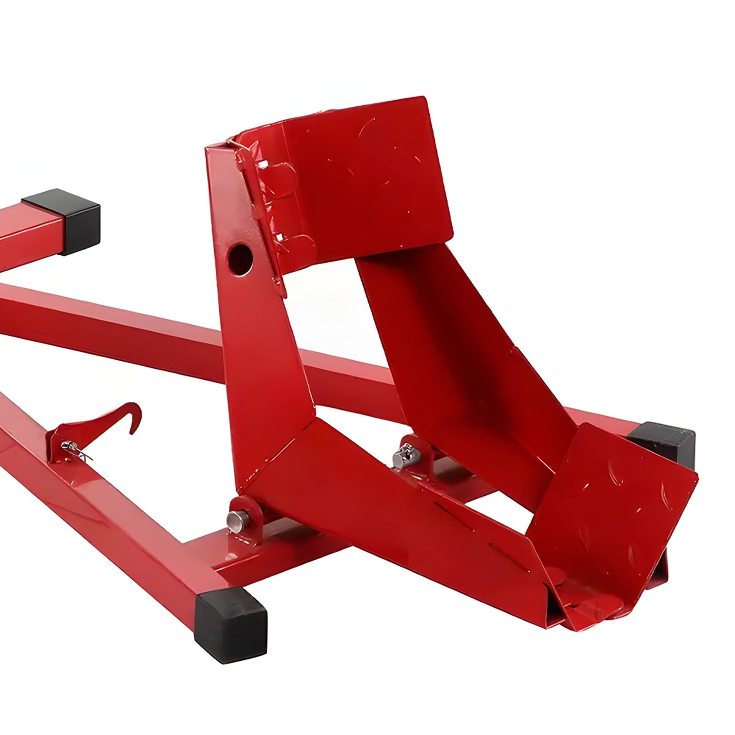 Front Wheel Chock for Motorcycle Trailering and Storage Heavy-Duty