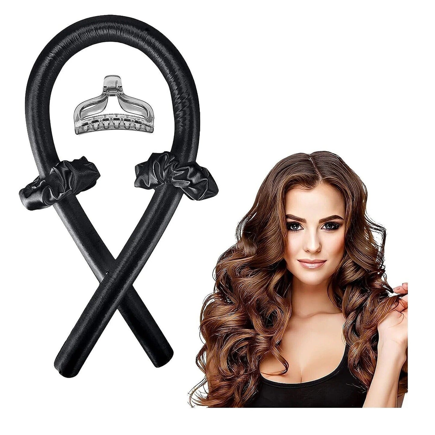 Silk Ribbon Hair Curling Set for Heatless Fluffy Curls