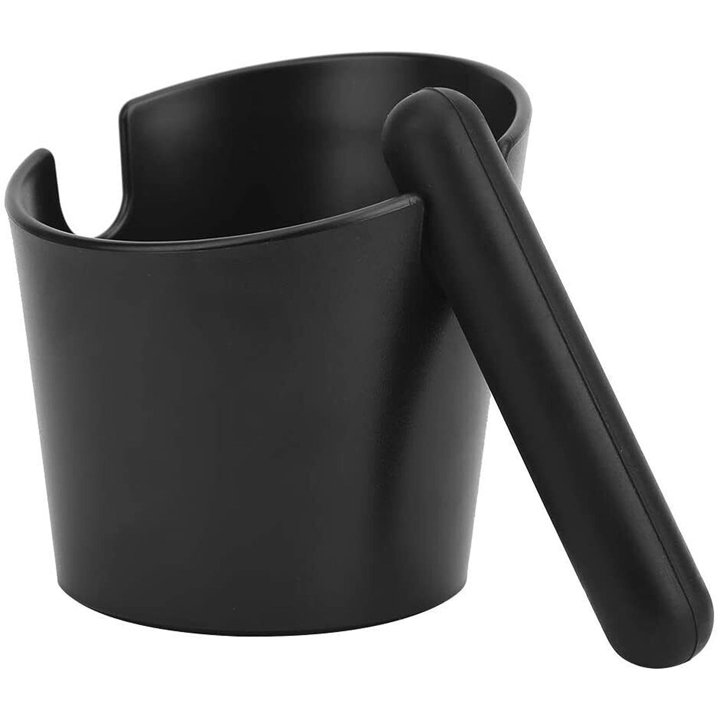Coffee Knock Box with Tamper Black Espresso Waste Bin