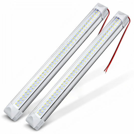 2pcs 12V LED Strip Light Bar for Caravan Camping Fishing 72 LEDs