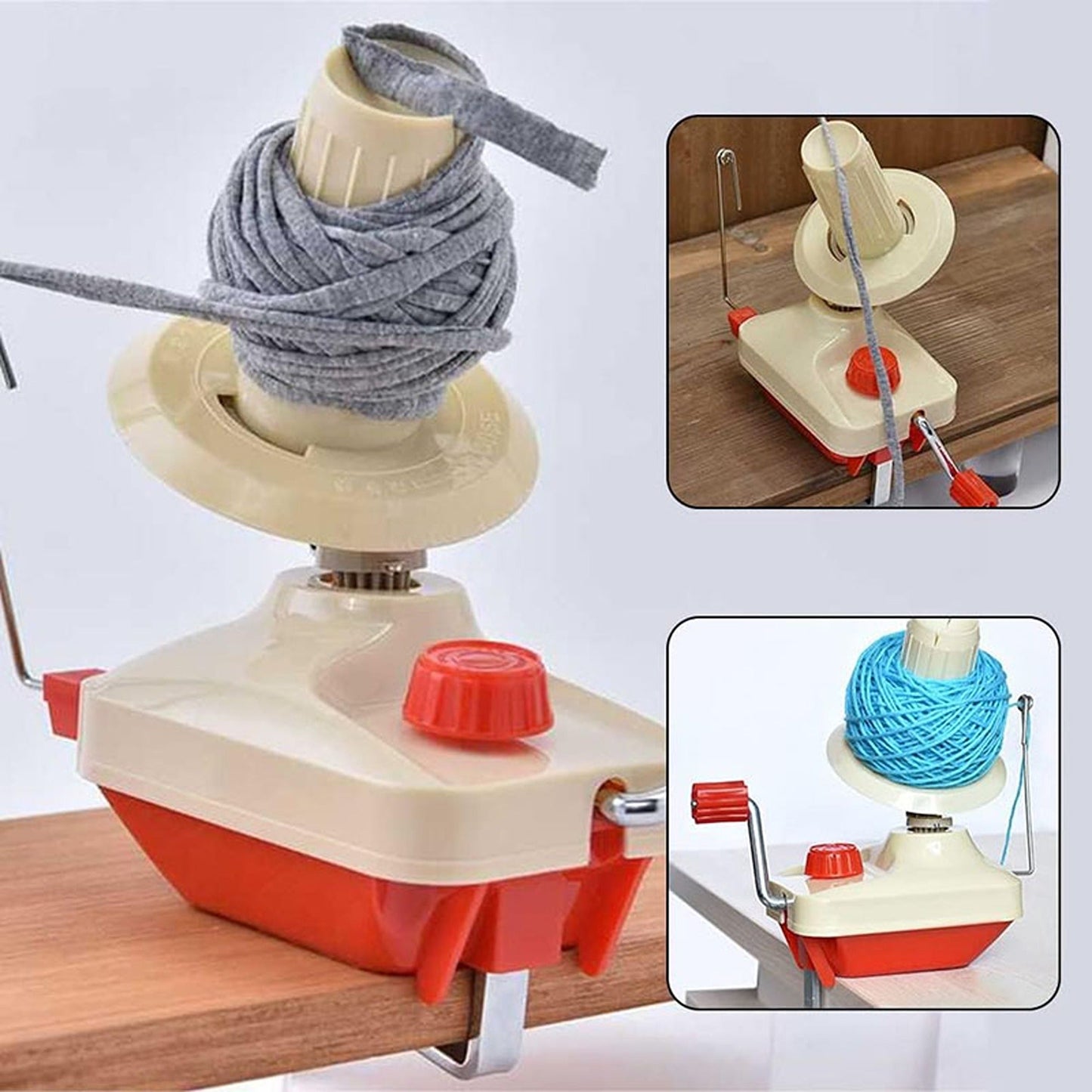 Manual Hand Operated Yarn and Wool Ball Winder