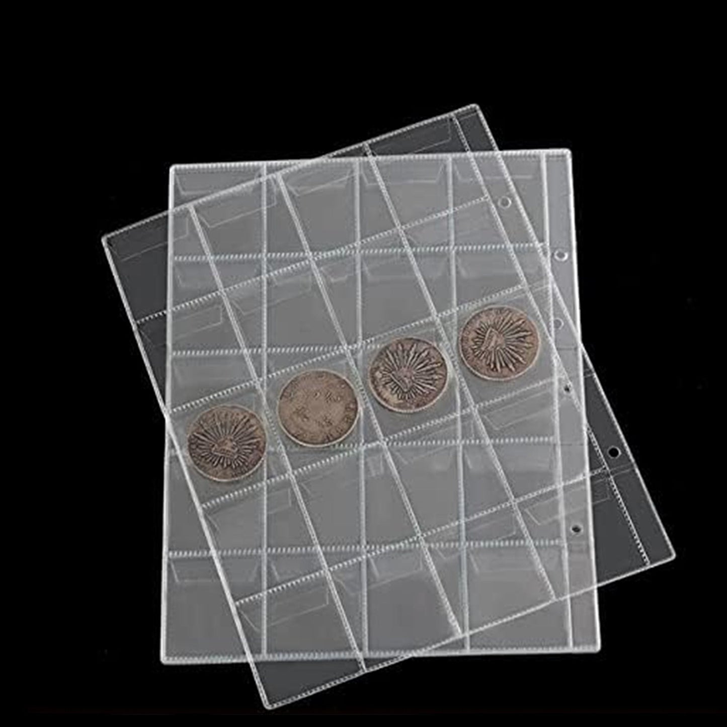 10pcs Money Collection Coin Holder Storage Penny Album