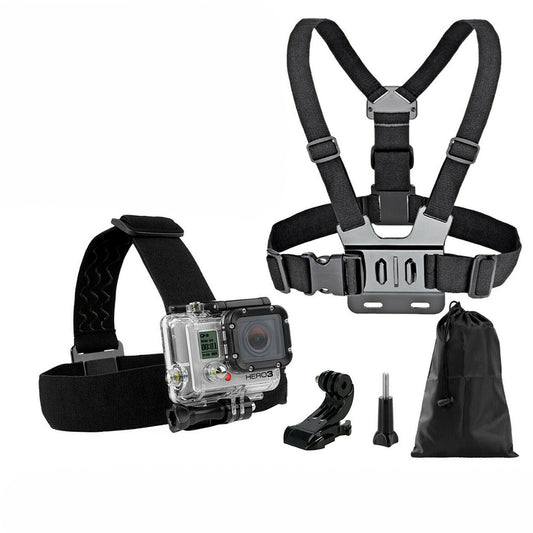 GoPro Chesty Accessories Chest Harness Head Helmet Strap Mount