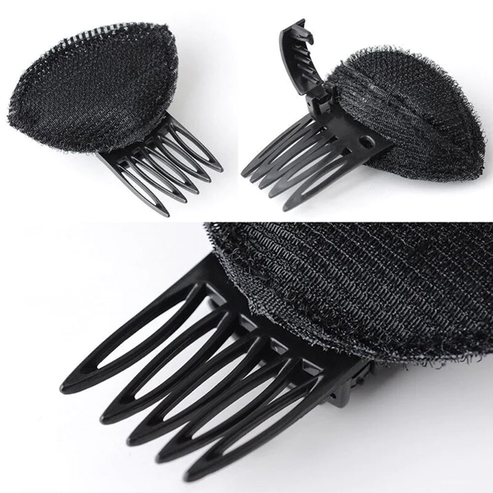 2pcs DIY Invisible Hair Volume Increase Fluffy Puff Sponge Pad Girls