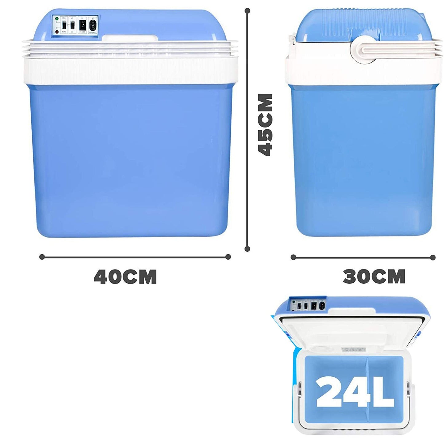 24L Portable Mini Fridge Cooler and Warmer for Camping