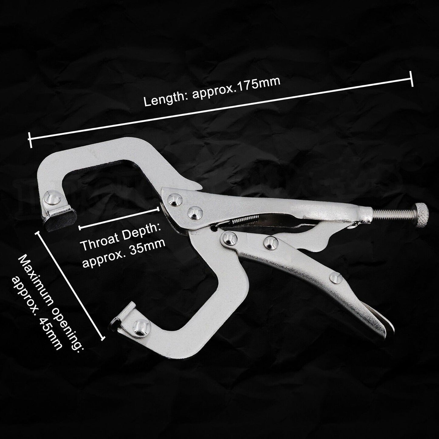 150mm Welding C-clamp Locking Pliers Heavy Duty Type Vice Grip