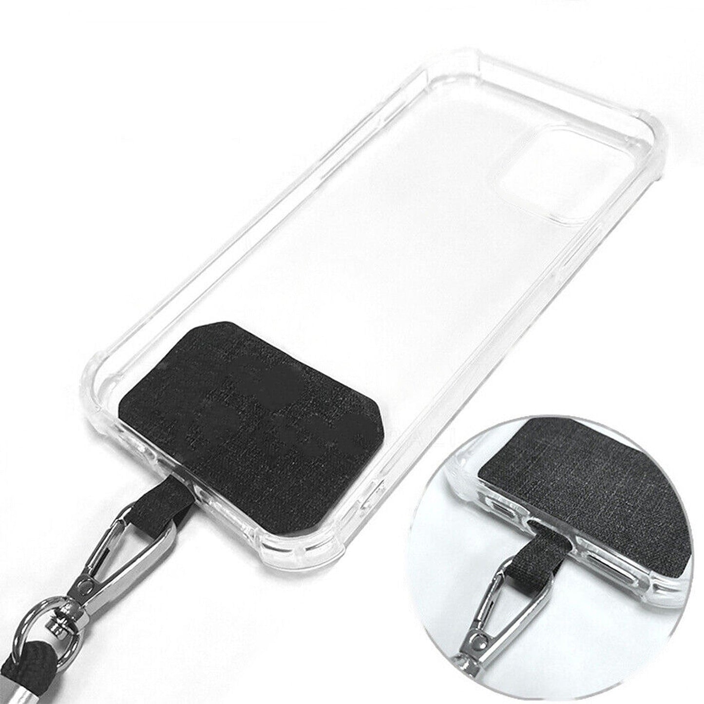 Adjustable Mobile Phone Neck Strap Universal Lanyard with Fashion Patch
