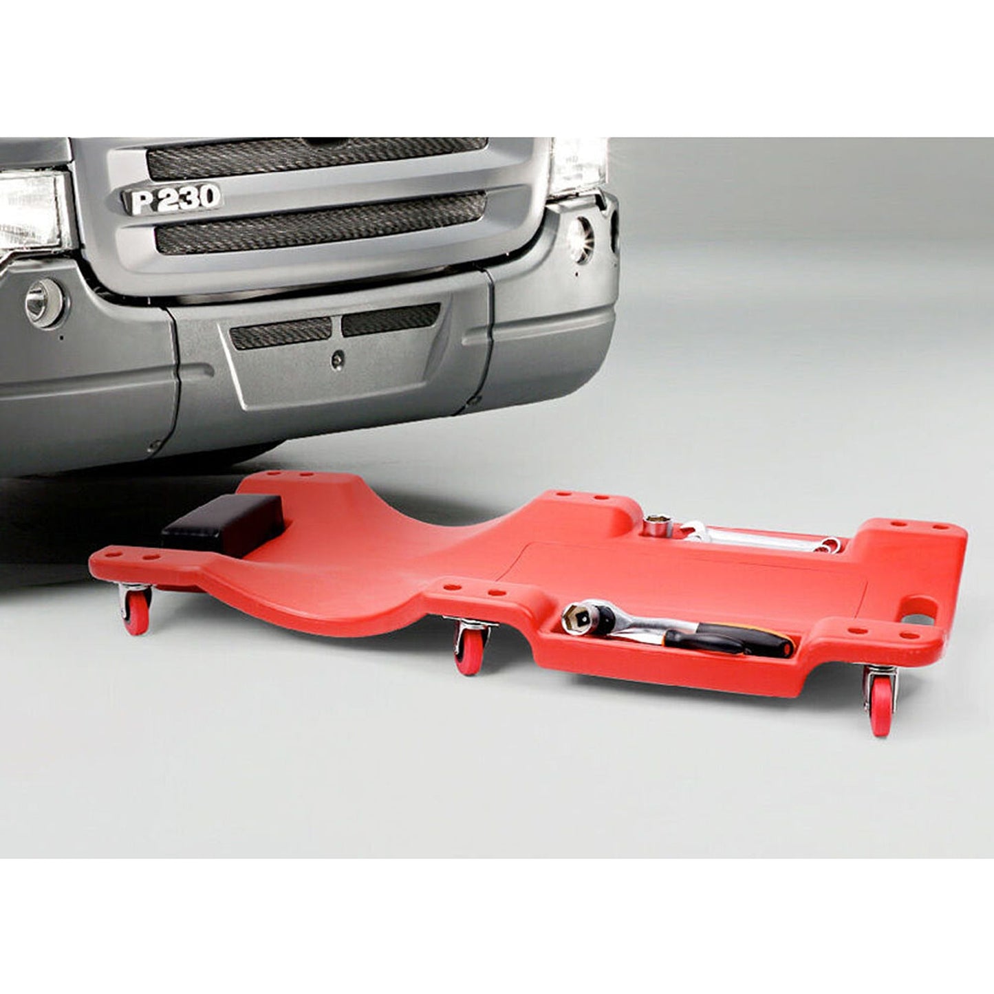 Mechanic Garage Creeper with Swivel Wheels and Trolley 40in