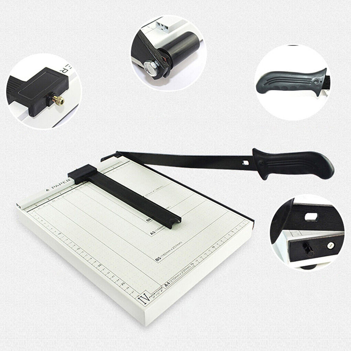 Guillotine Paper Photo Cutter A4 to B7 Metal Base