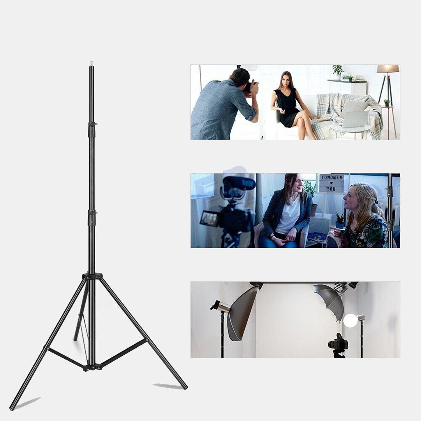 2.8m Professional Light Stand for Studio Lighting Photo and Video