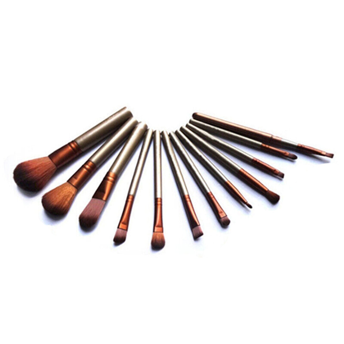 12pcs Makeup Brush Set for Foundation Eyeshadow and Lips