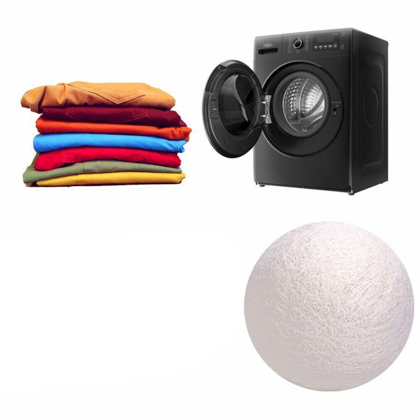 Laundry Softening Reusable Dryer Balls for Wrinkle Reduction
