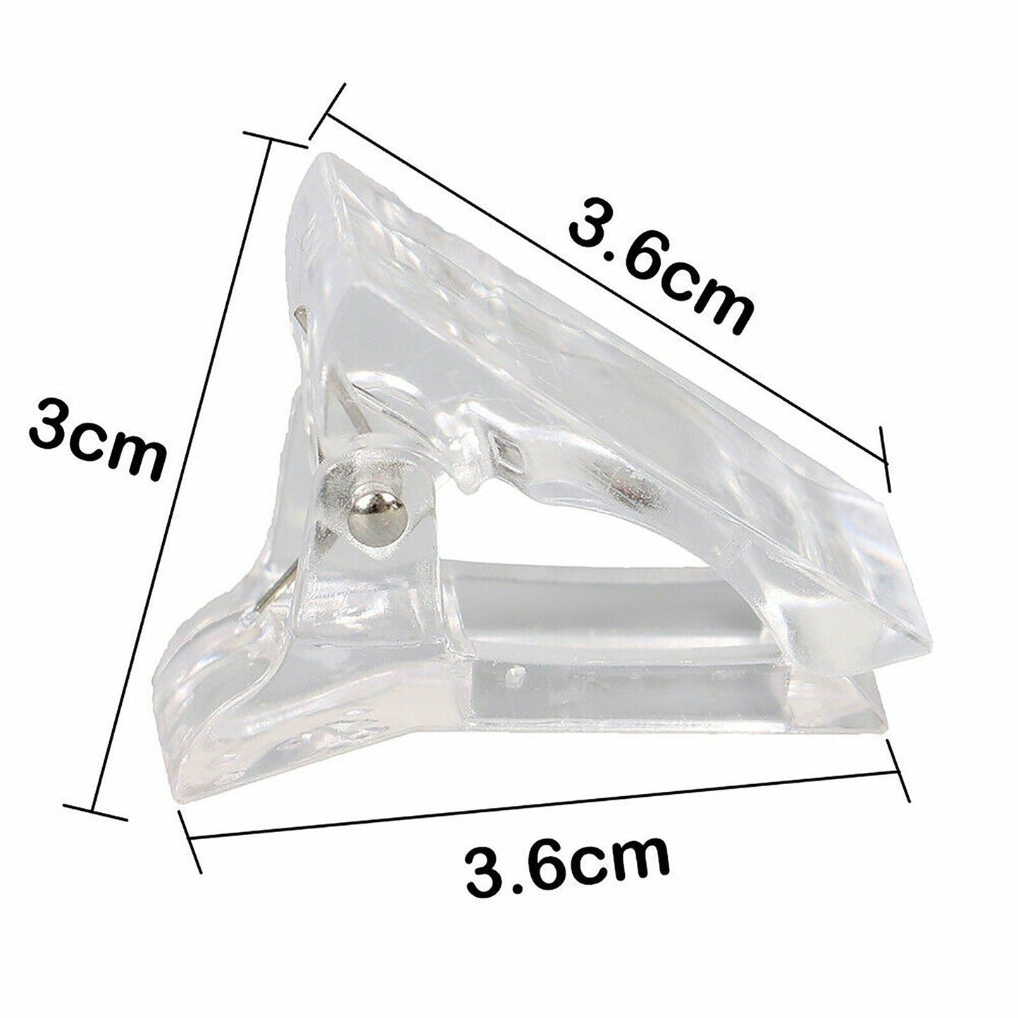 Quick Building Nail Tips Clip Clamps for Poly Gel Extension