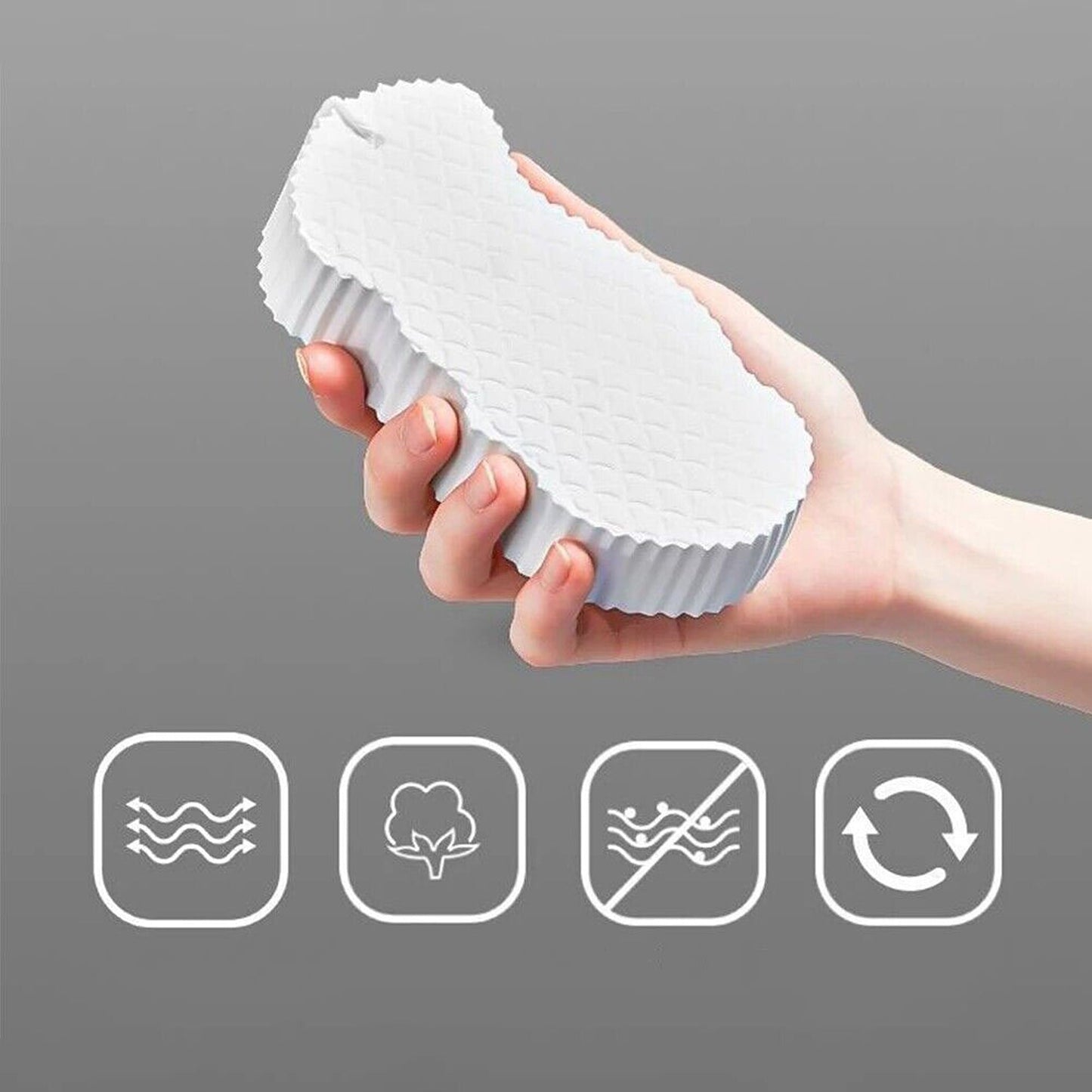 Super Soft Exfoliating Bath and Body Shower Sponge with Hook