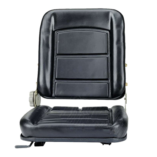 Forklift Truck Seat with Suspension Excavator Tractor Chair in PU Leather