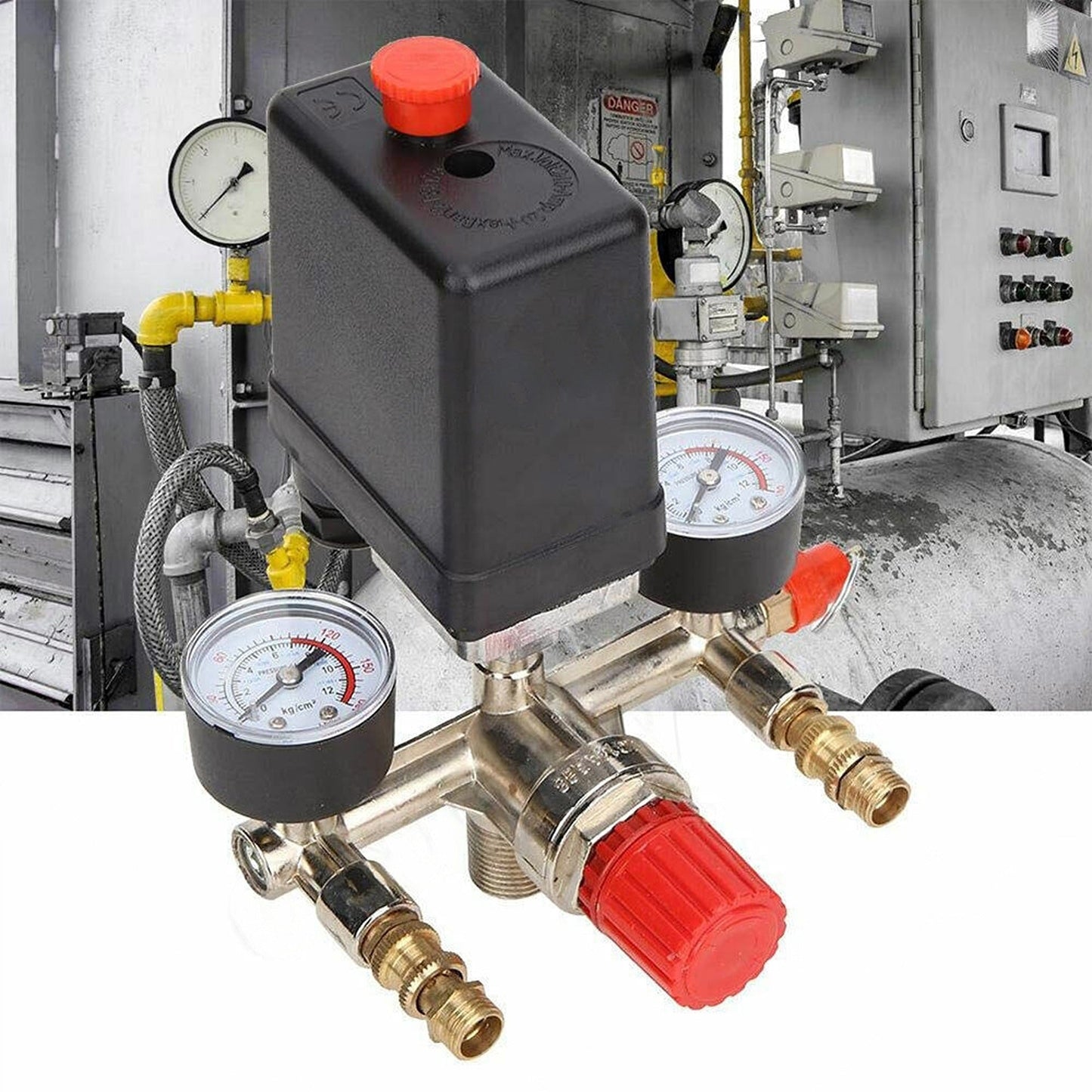 Auto Manifold Air Compressor Pressure Switch Pump Control Valve