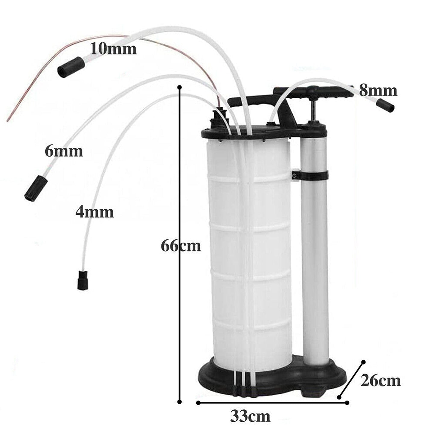 9L Manual Waste Oil Fluid Extractor Pump Vacuum Fuel Car Boat Transfer