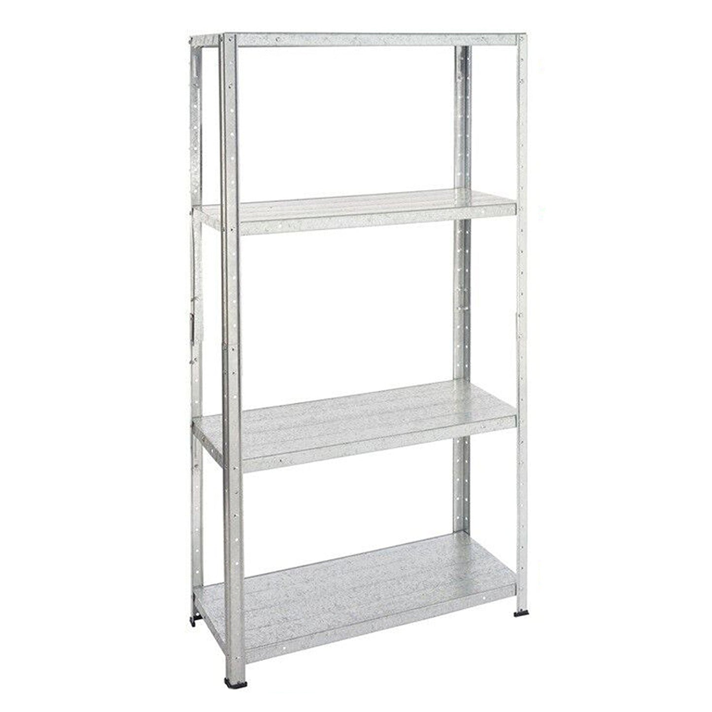 4-Tier Metal Storage Shelf Rack for Garage and Industrial Use