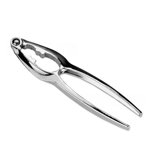 Chrome Nut Cracker Metal Plier Sheller Opener for Kitchen