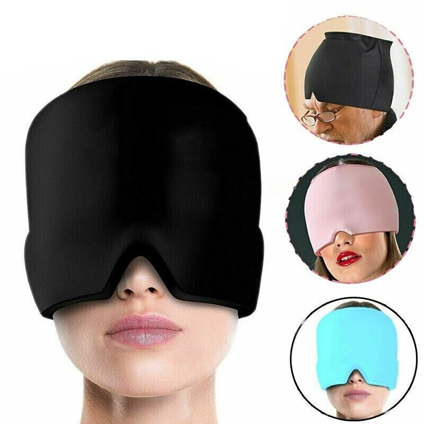 Ice Pack Migraine Cap Aroma Season Hot Cold Therapy Hat