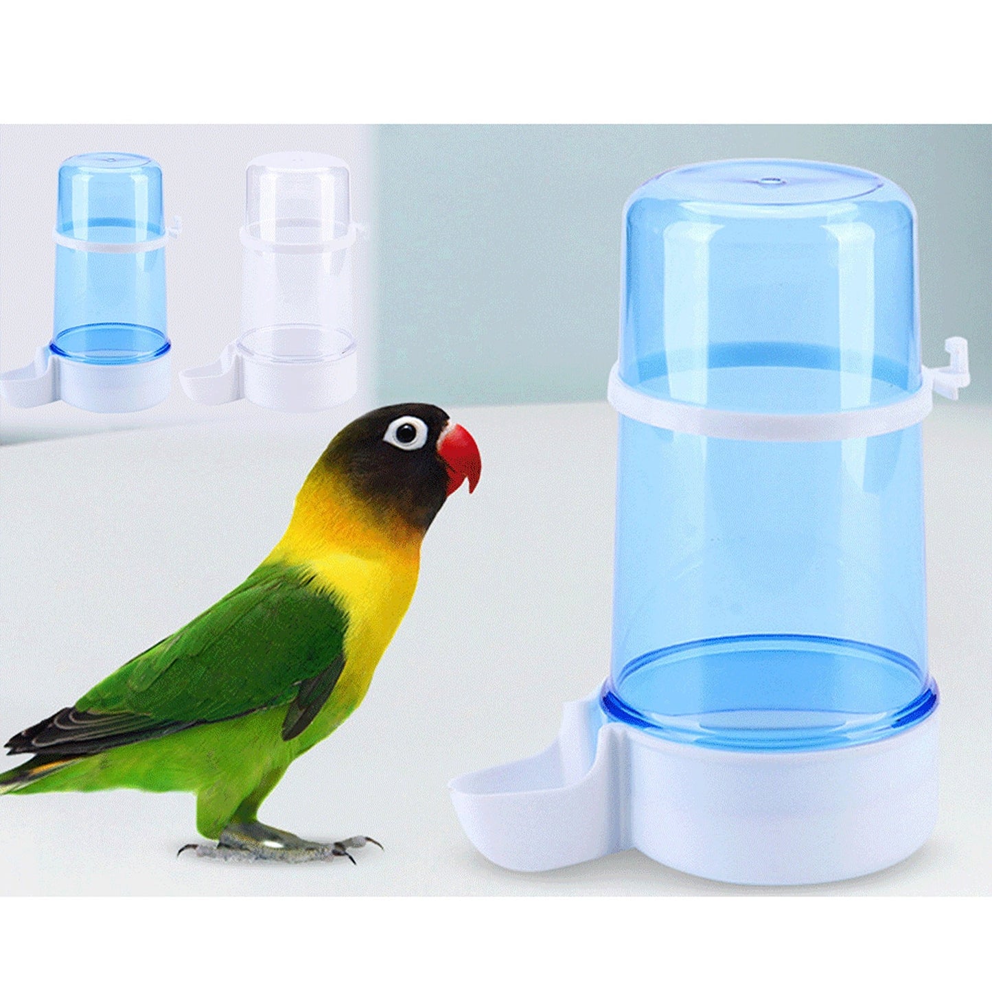 Bird Feeder Drinking Bottle Automatic Parrot Dispenser For Cages