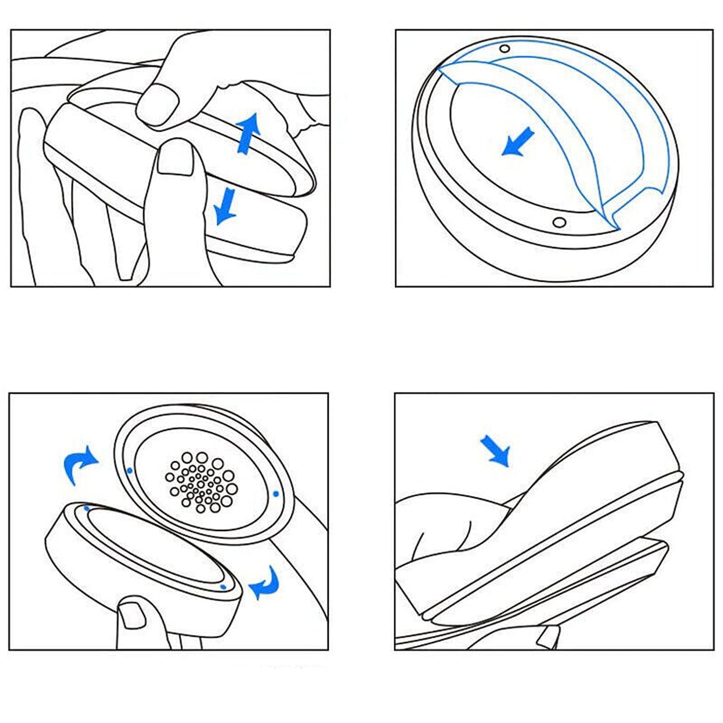 For Bose Quiet Comfort Headphone Cushions Replacement Ear Pads QC35 QC25 AE2