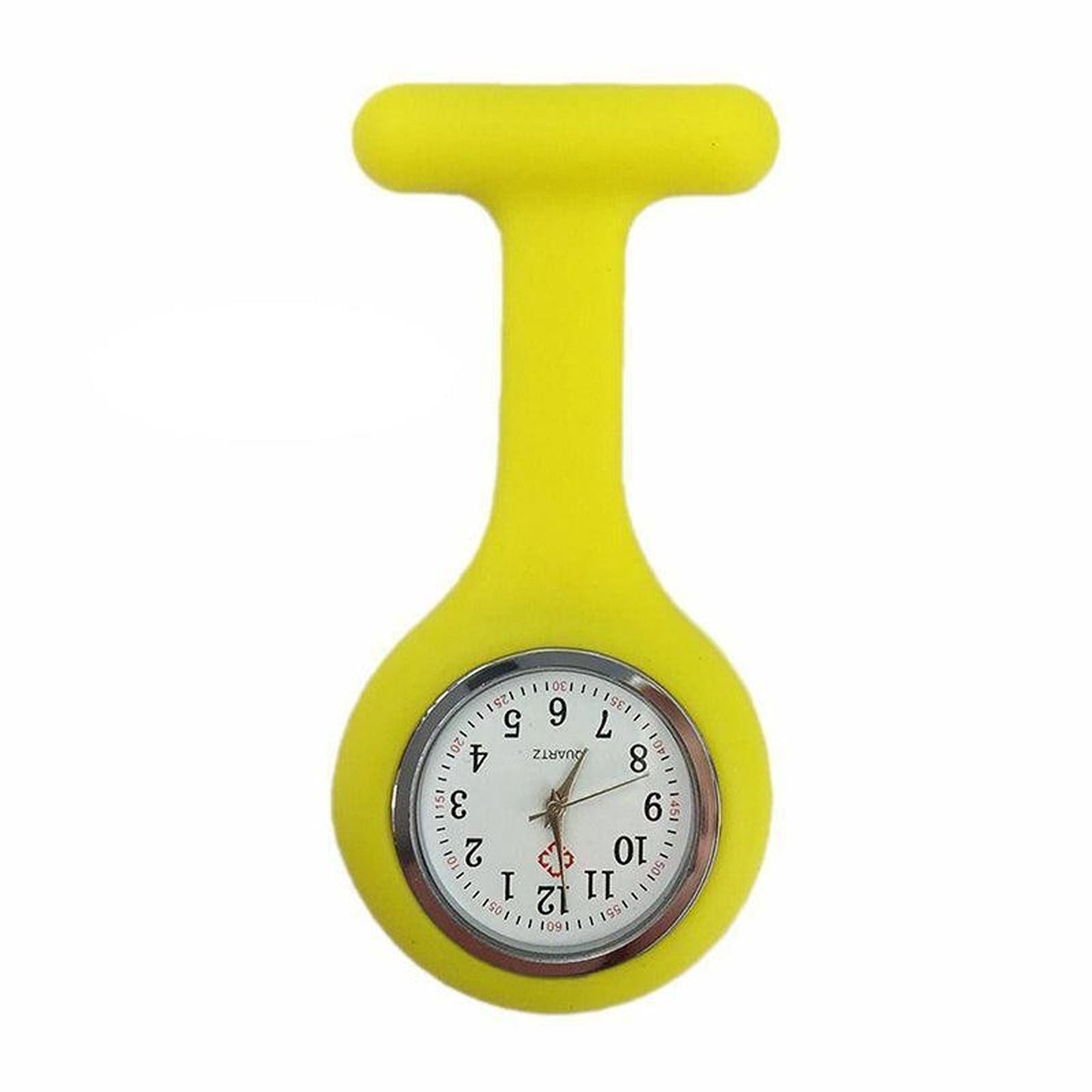 Nurse Silicone Brooch Fob Watch with Tunic Clip
