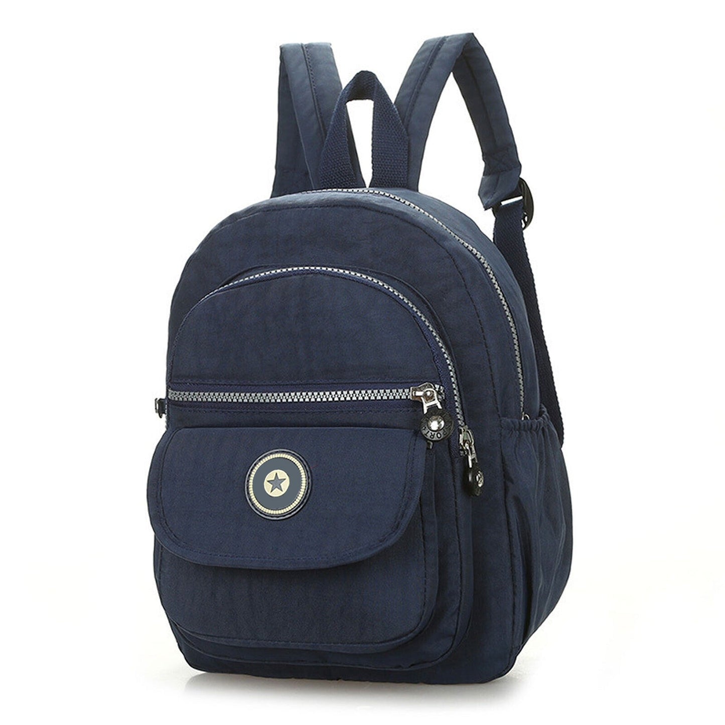 Casual Waterproof Nylon Rucksack Small Travel Backpack Women Shoulder Handbag