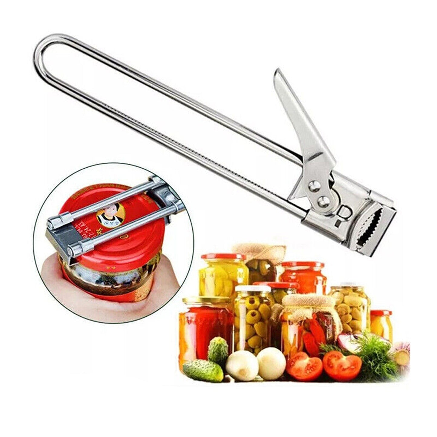 6-in-1 Multi-Function Stainless Steel Bottle and Can Opener
