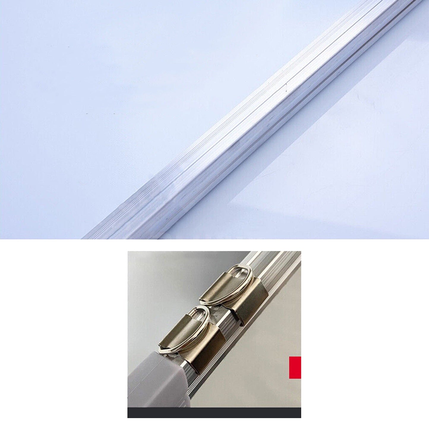 Magnetic Whiteboard for Home and Office Eraser Marker Button 4 Sizes