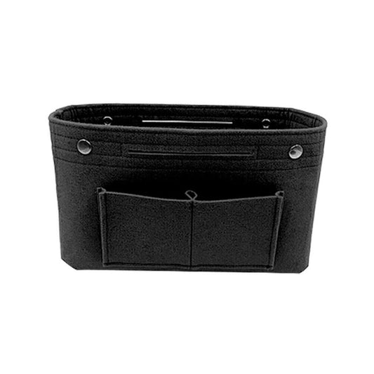Black Women Handbag Felt Bag Tote Insert Liner Purse Pouch
