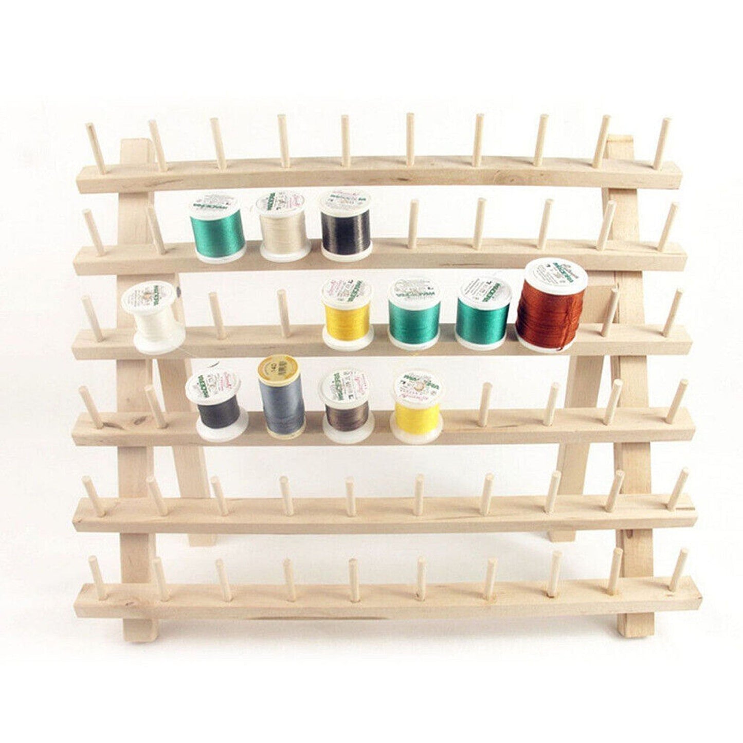 Craft Organizer Foldable Embroidery Thread Holder Sewing Rack