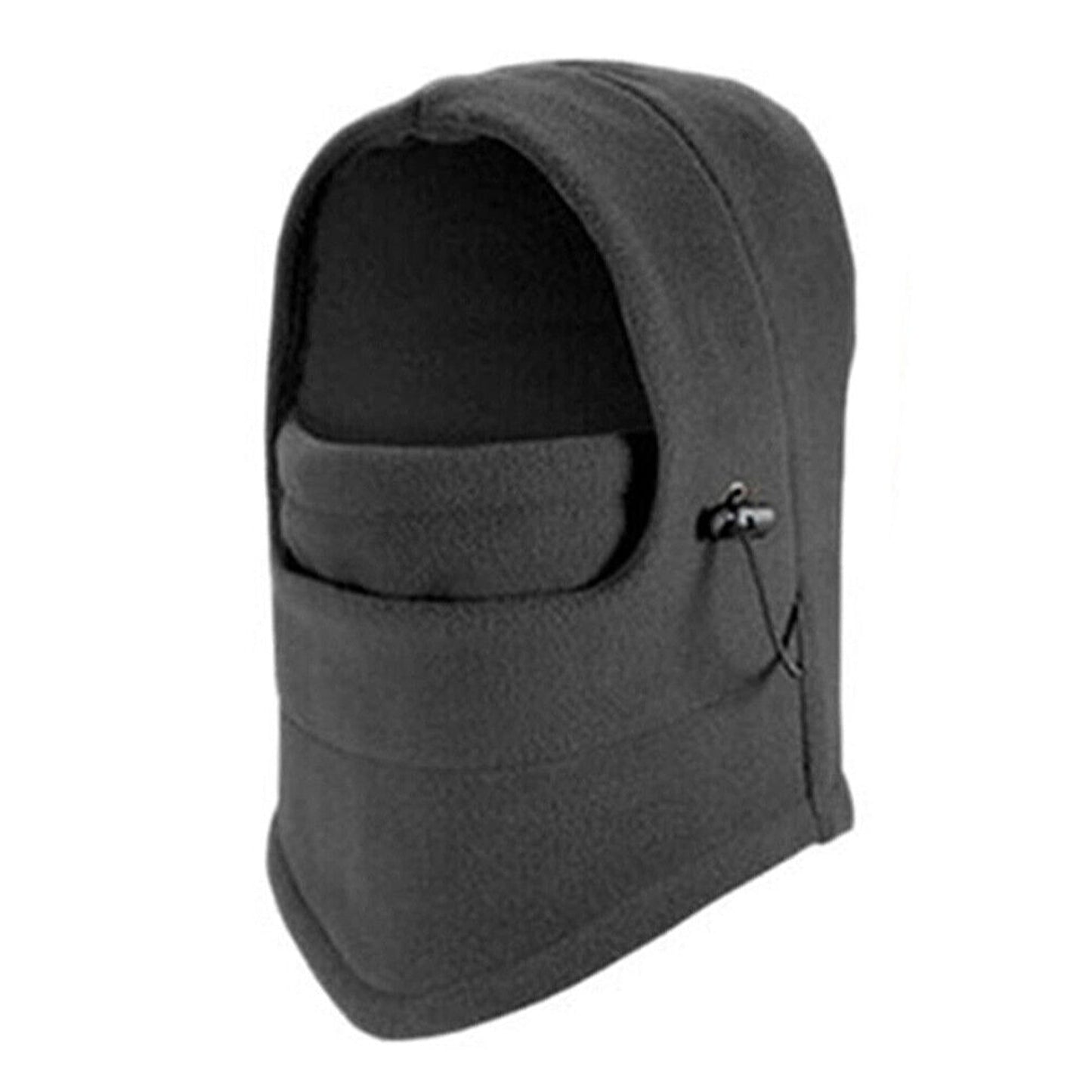Fleece Hood Winter Thermal Balaclava Ski Face Mask Neck Warmer Cap