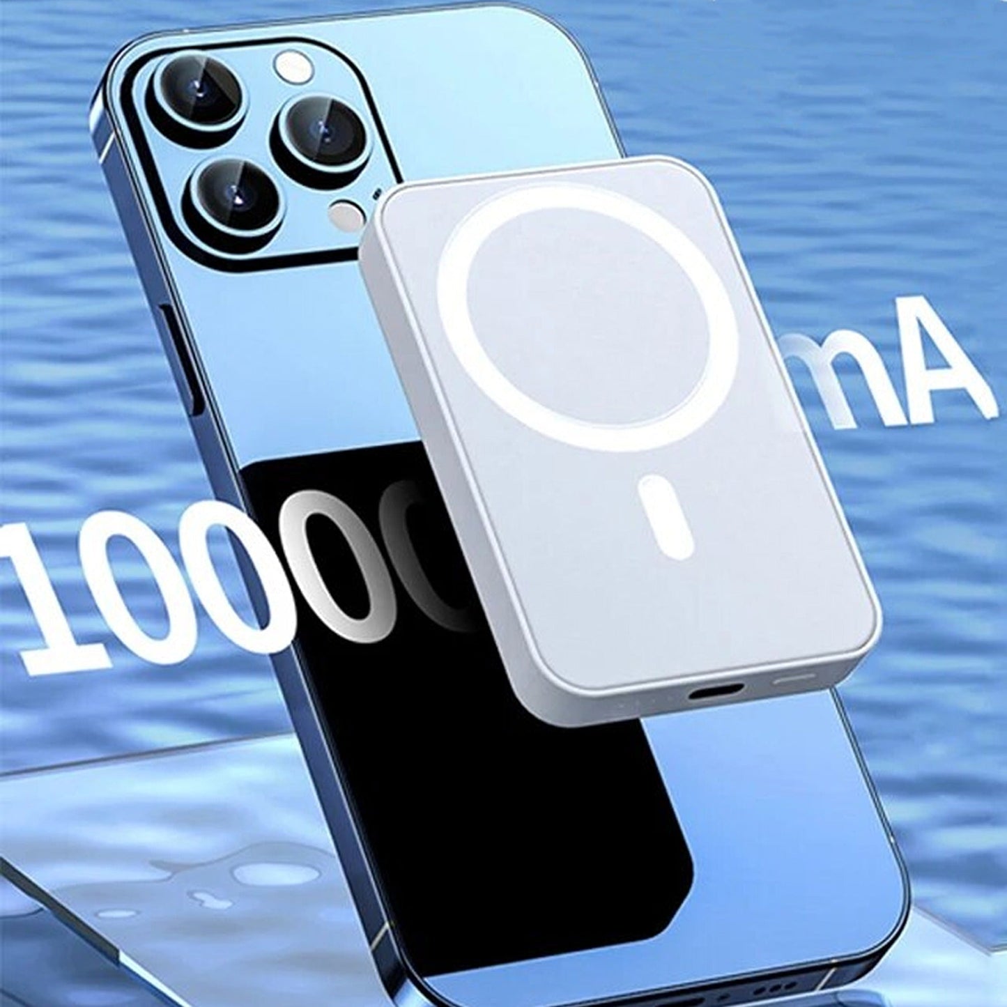 For iPhone 14 13 15 Pro Max Magnetic Power Bank Wireless Battery Charger