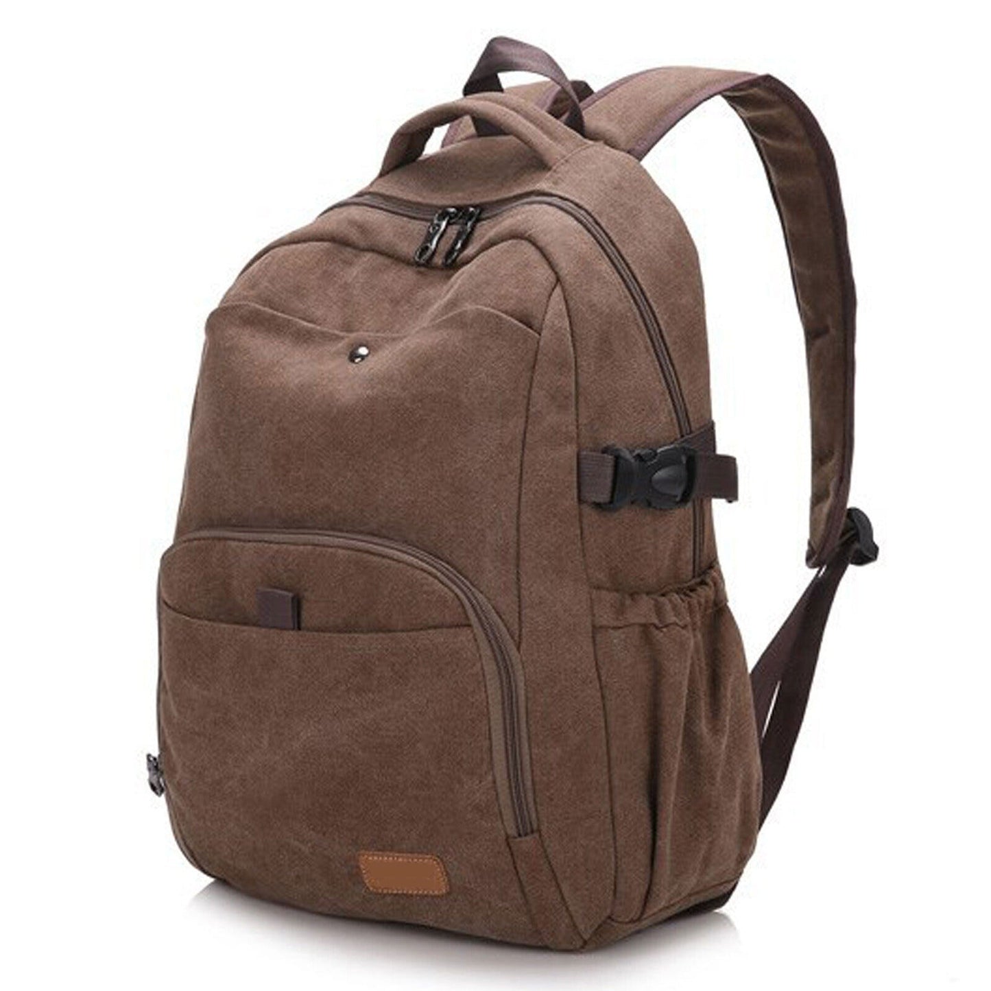 Large Canvas Backpack for Laptops School Travel Bag for Men and Women