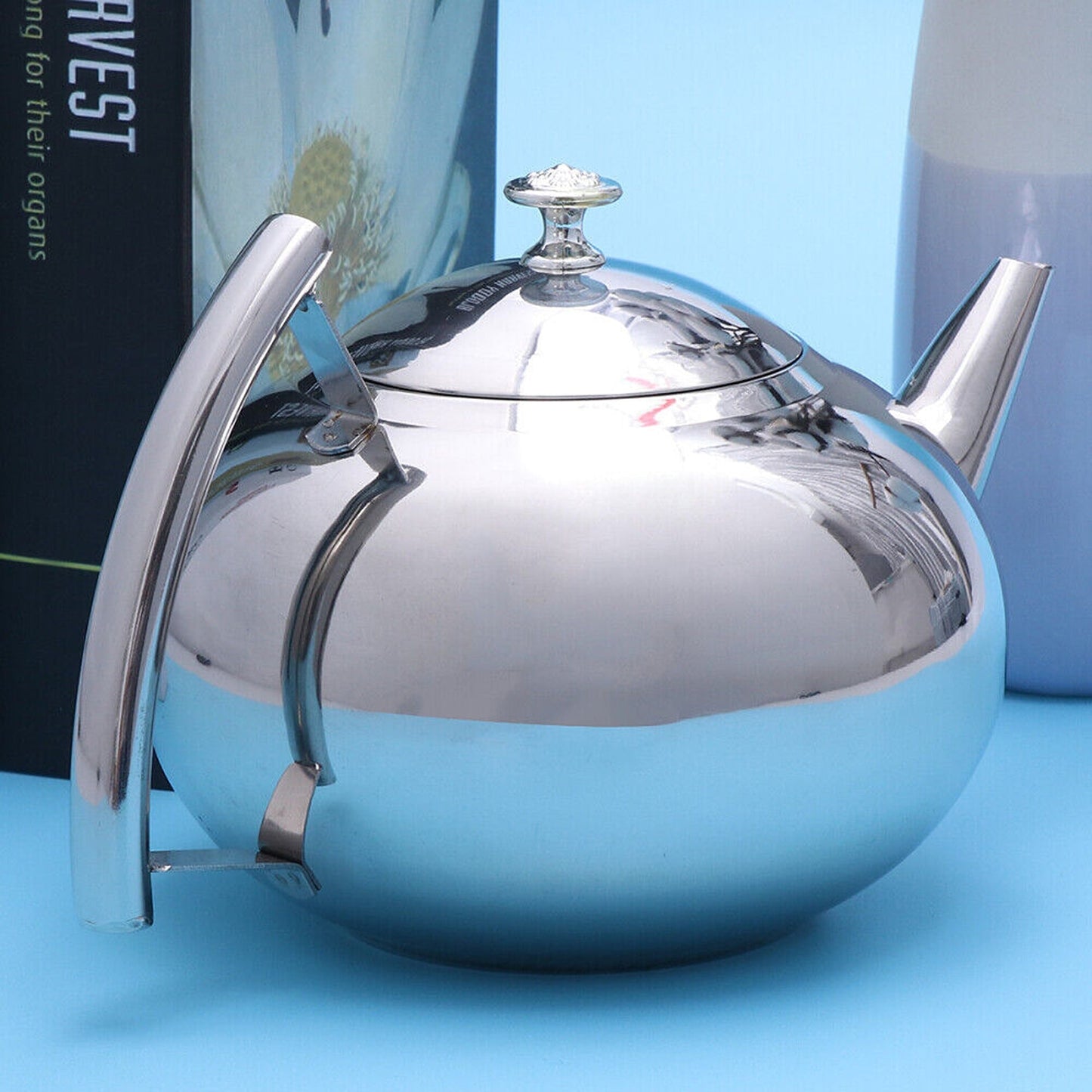 Stylish Modern Teapot with Stainless Infuser 2L
