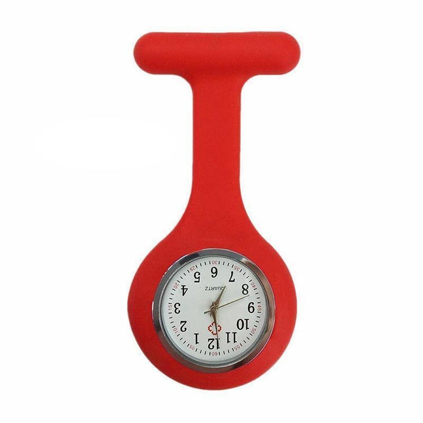 Nurse Silicone Brooch Fob Watch with Tunic Clip