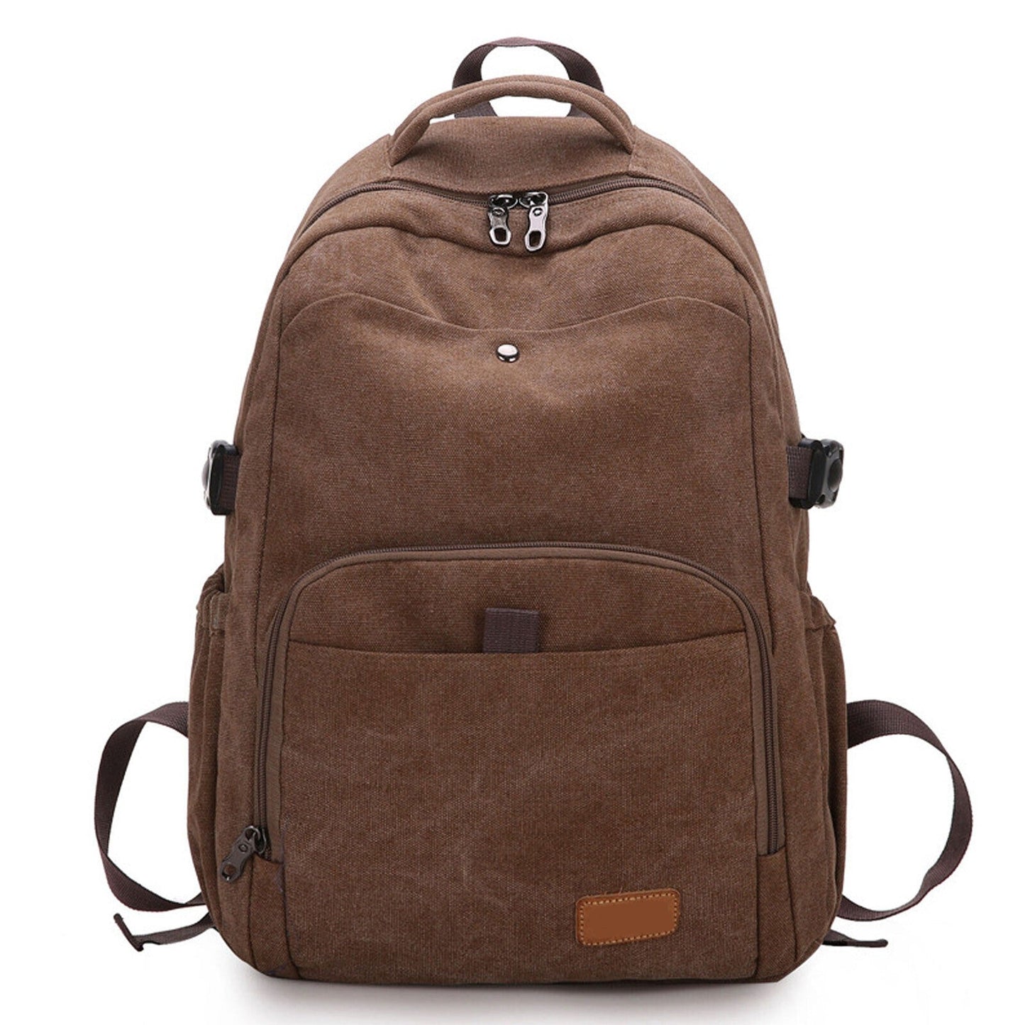 Large Canvas Backpack for Laptops School Travel Bag for Men and Women