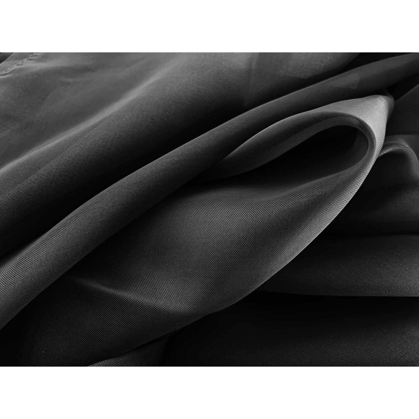 Organza Voile Sheer Curtain with Rod Pocket for Window Draping