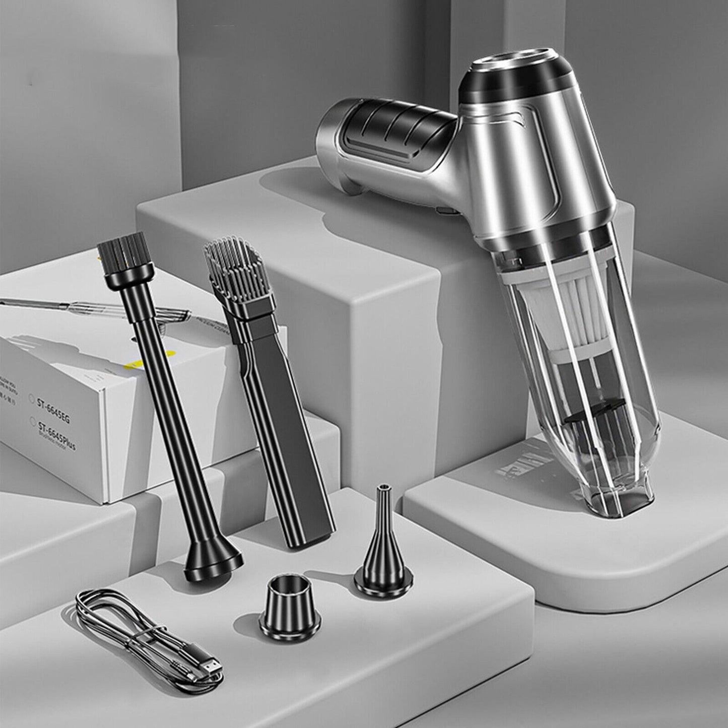 Cordless Handheld Vacuum for Home and Car Mini Air Duster