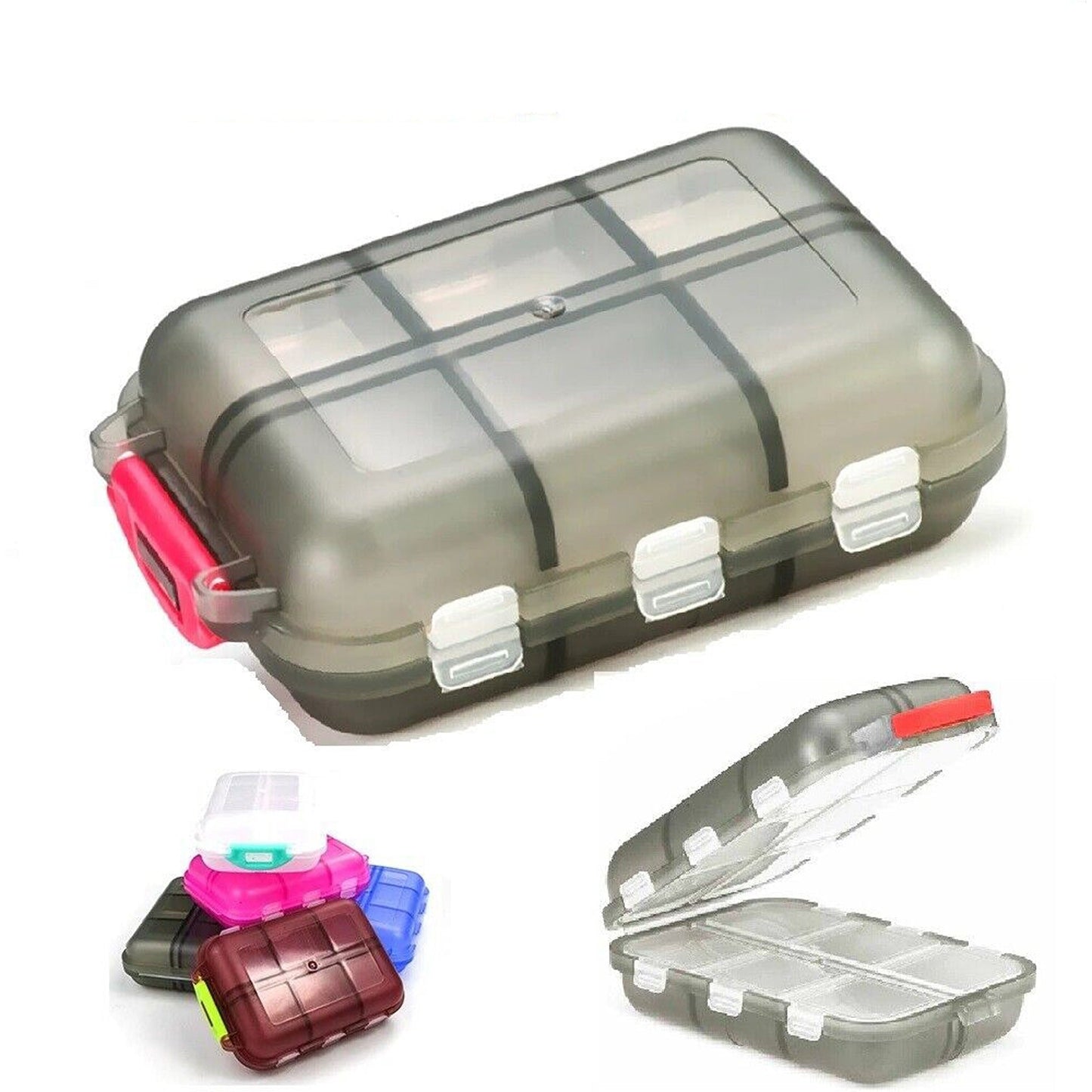 Travel Pill Box Medicine Organizer Dispenser Case for Tablets