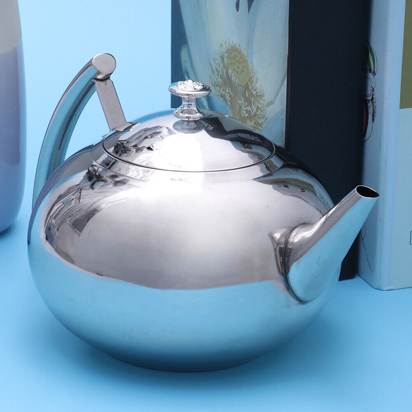Stylish Modern Teapot with Stainless Infuser 2L