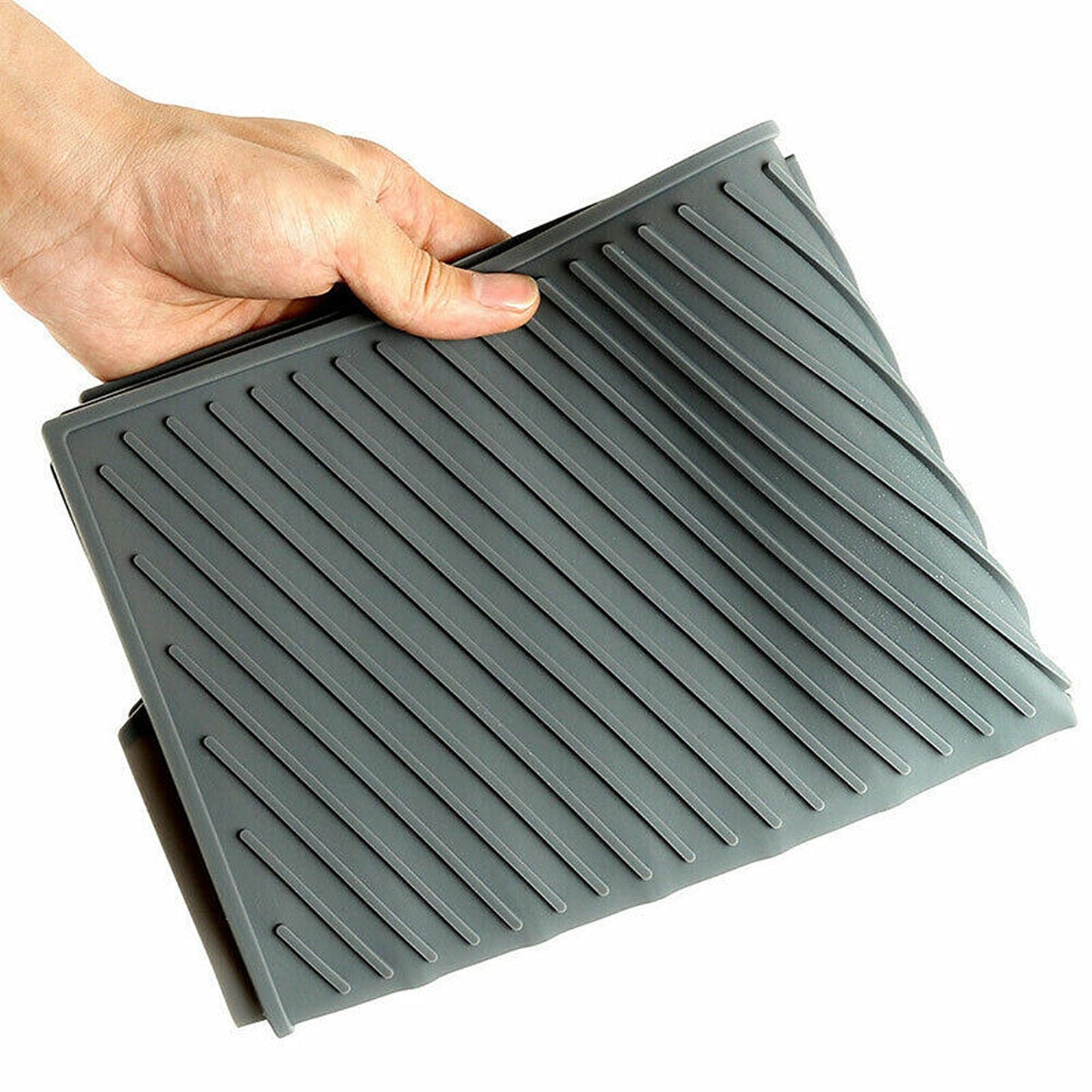 Heat Resistant Non-Slip Silicone Dish Drying Mat and Pot Holder