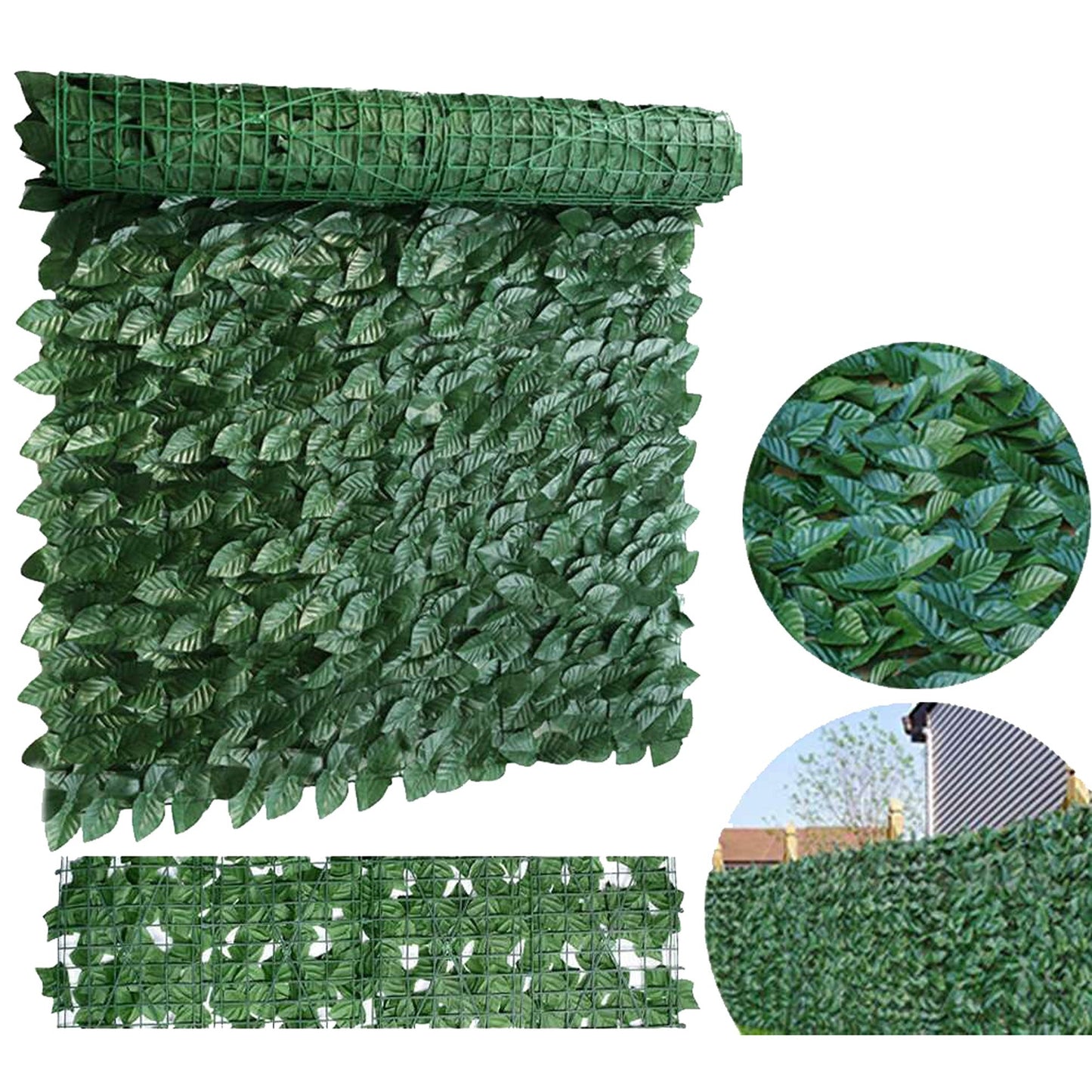 Vertical Garden Artificial Plant Wall Panels Ivy Leaf Hedge Mat for Foliage
