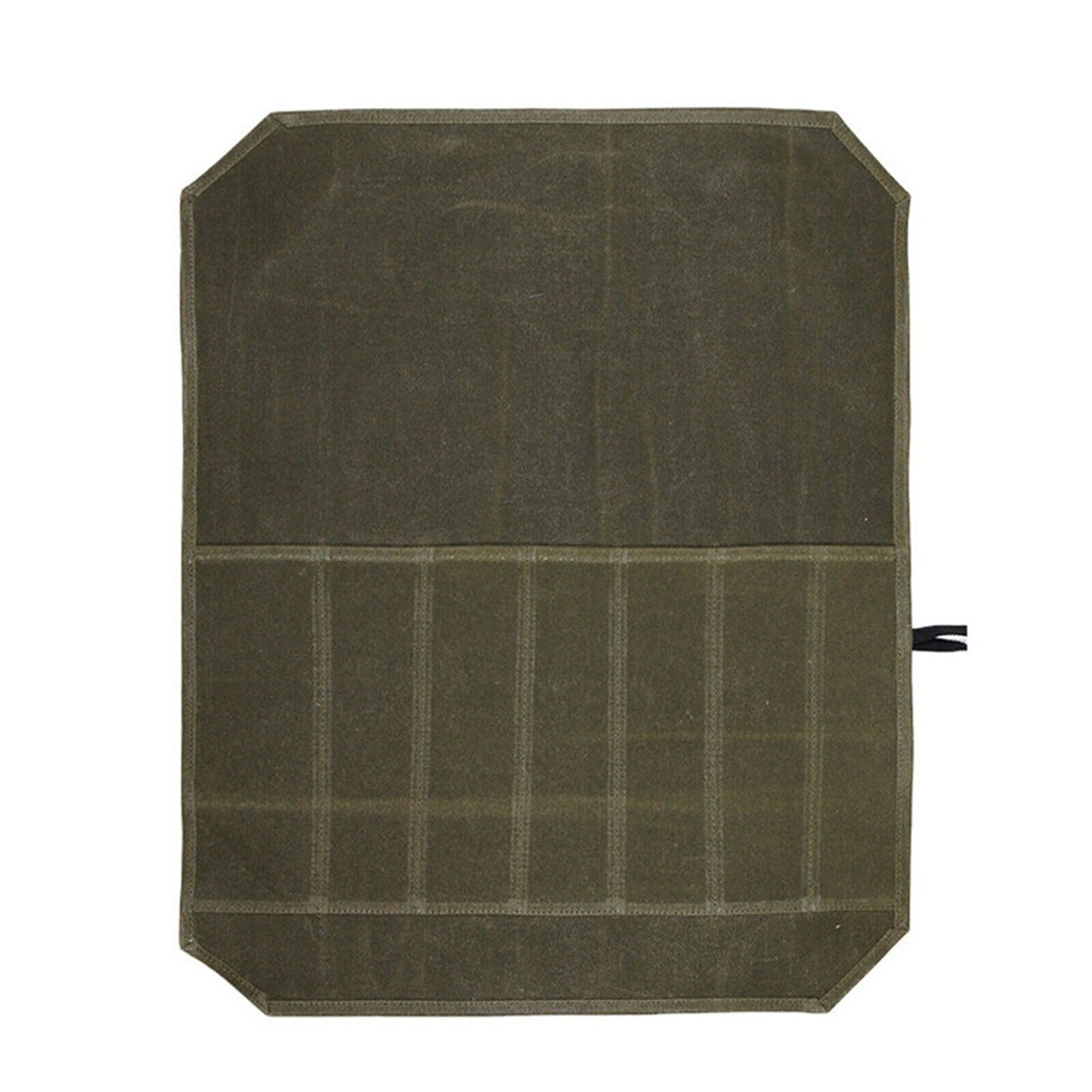 Waxed Canvas Chef Knife Roll Bag 7 Slot Storage Case