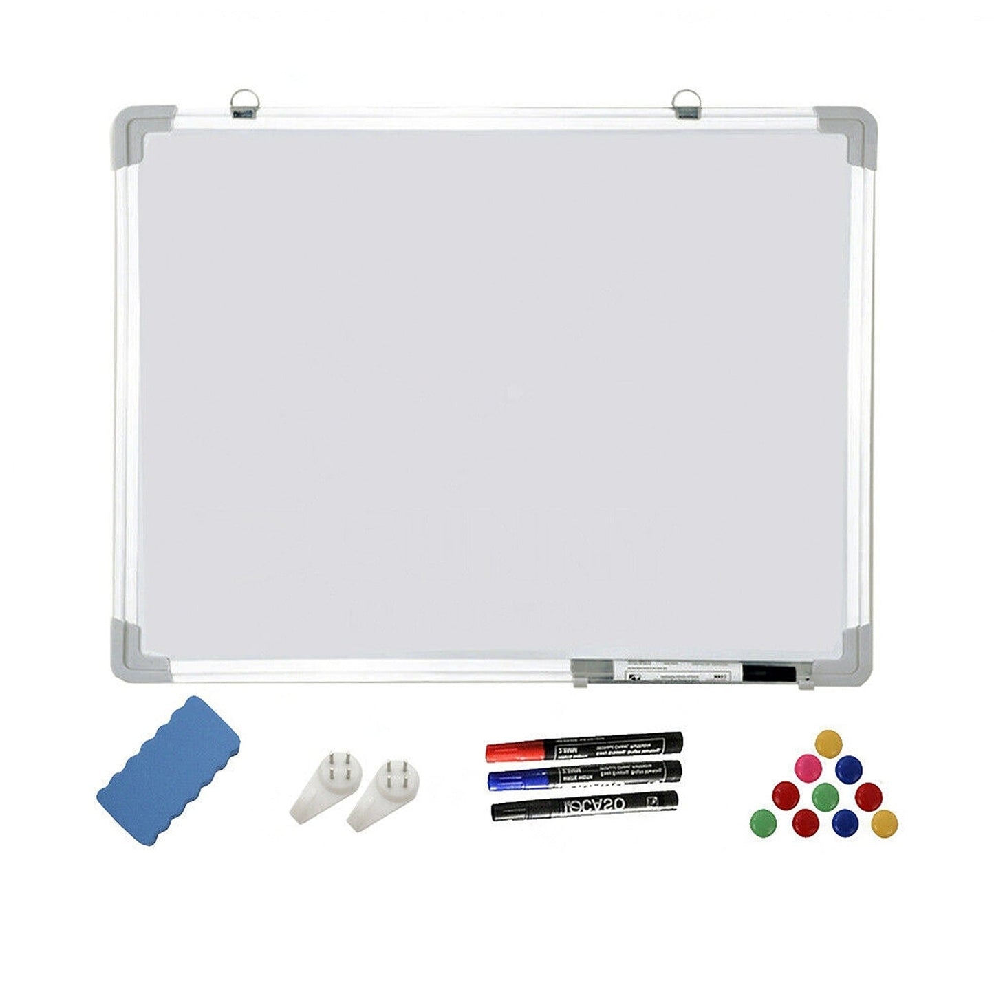 Magnetic Whiteboard for Home and Office Eraser Marker Button 4 Sizes
