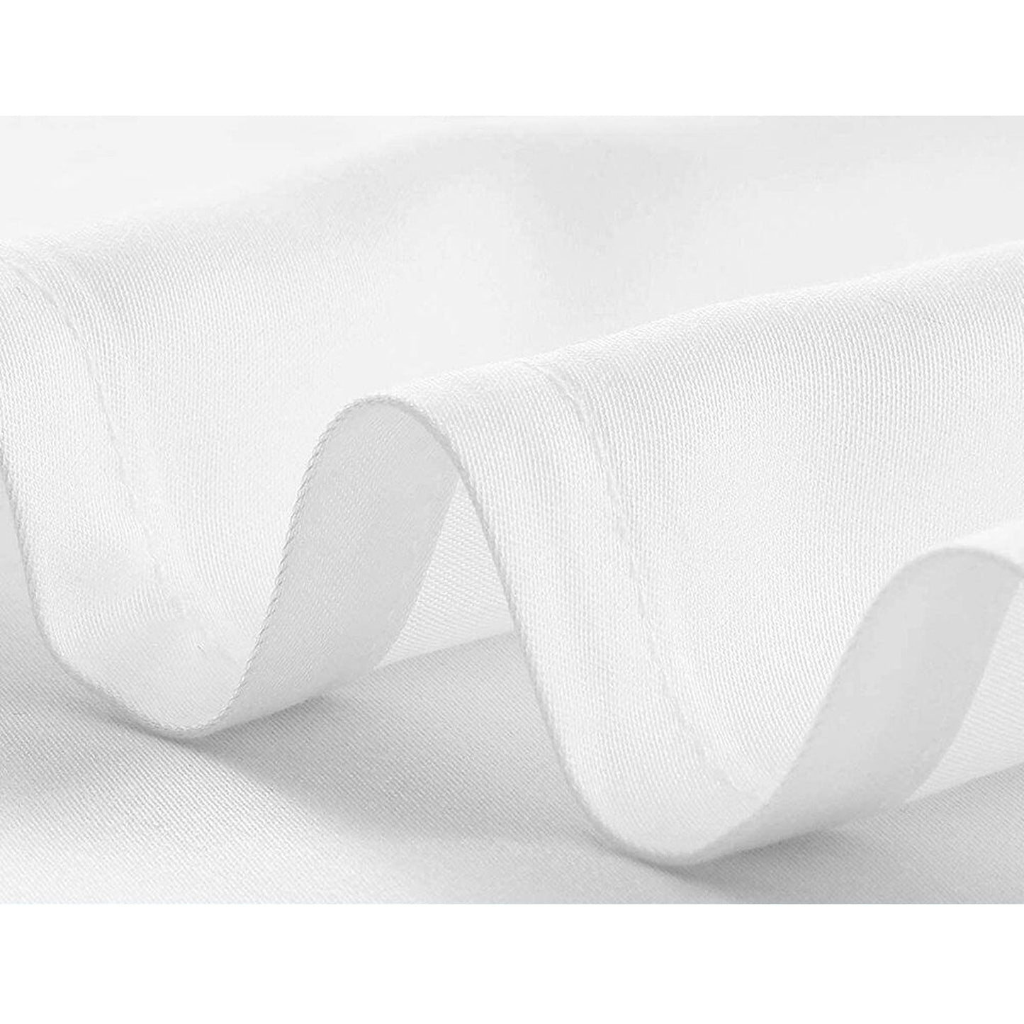 White Ultra Soft Deep Fitted Sheet Set with Pillowcases