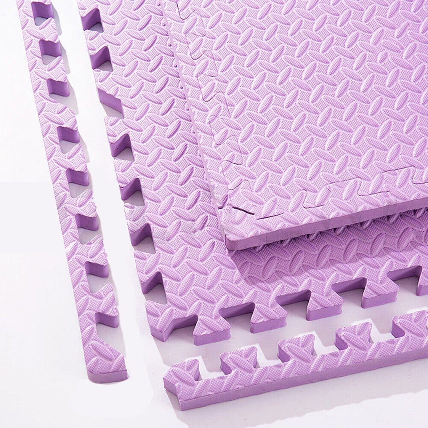 4pcs Gym Floor Mats EVA Foam Interlocking Heavy Duty Puzzle
