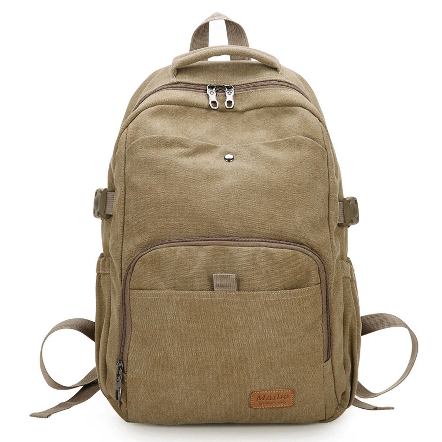 Large Canvas Backpack for Laptops School Travel Bag for Men and Women